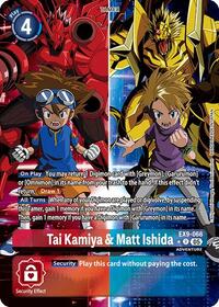 Tai Kamiya & Matt Ishida (Alternate Art) #EX9-066 R
