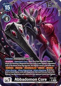 Abbadomon Core (Alternate Art) #EX9-057 SR