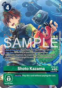 Shoto Kazama (Digimon Liberator Debuggers Set) #ST18-14 R