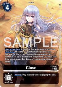 Close (Digimon Liberator Debuggers Set) #EX8-067 R