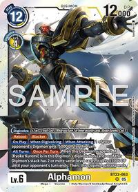 Alphamon #BT22-063 SR