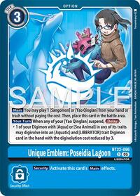 Unique Emblem: Poseidia Lagoon #BT22-096 U