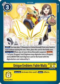 Unique Emblem: Fable Waltz #BT22-098 U