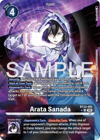 Arata Sanada (Alternate Art) #BT22-091 SR