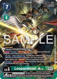 Leopardmon ACE (Alternate Art) #BT22-052 SR
