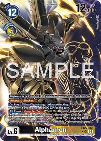 Alphamon (Alternate Art) #BT22-063 SR