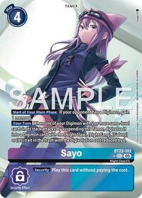 Sayo (Alternate Art) #BT22-102 SEC