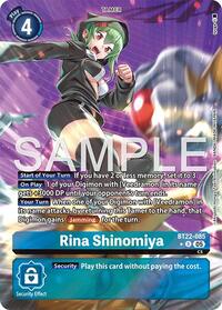 Rina Shinomiya (Alternate Art) #BT22-085 R