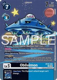 Oblivimon (Regionals 25-26 Season 2 Participant) #BT20-052 U