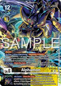 Alphamon (Regionals 25-26 Season 2 Participant) #BT20-056 R