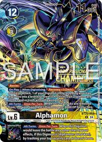 Alphamon (Regionals 25-26 Season 2 Champion) #BT20-056 R