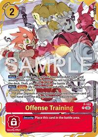 Offense Training (Premium Card Collection -Digimon Training Set-) #P-103 P