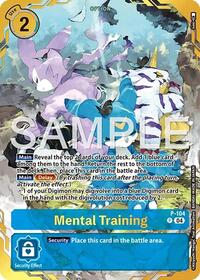Mental Training (Premium Card Collection -Digimon Training Set-) #P-104 P