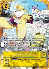 Physical Training (Premium Card Collection -Digimon Training Set-) #P-105 P