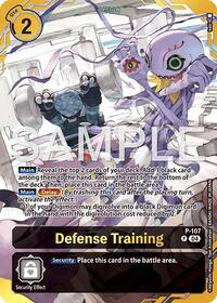 Defense Training (Premium Card Collection -Digimon Training Set-) #P-107 P