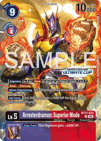 Arresterdramon: Superior Mode (Ultimate Cup 25-26 Season 2) #BT21-072 R