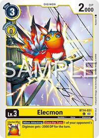 Elecmon (BT14-031) (Time Stranger Demo Deck) #BT14-031 C