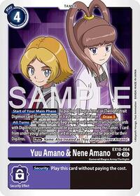 Yuu Amano & Nene Amano #EX10-064 R