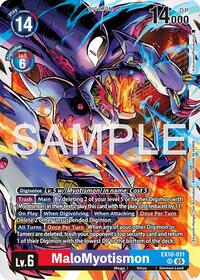 MaloMyotismon #EX10-011 SR