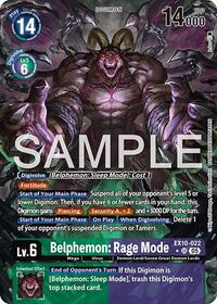 Belphemon: Rage Mode (Alternate Art) #EX10-022 SR