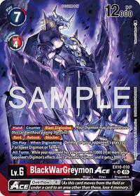 BlackWarGreymon ACE (Alternate Art) #EX10-010 SR