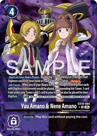 Yuu  Amano & Nene Amano (Alternate Art) #EX10-064 R