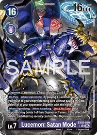Lucemon: Satan Mode (Alternate Art) #EX10-060 SR