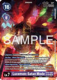 Lucemon: Satan Mode (SP) #EX10-060 SR