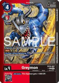 Greymon (Limited Foil) #EX10-007 C