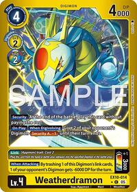Weatherdramon (Limited Foil) #EX10-014 C
