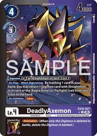 DeadlyAxemon (Limited Foil) #EX10-027 U