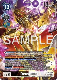 Deusmon (Alternate Art) #EX10-073 SEC