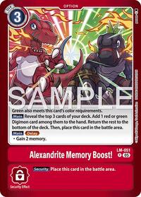 Alexandrite Memory Boost! #LM-051 P