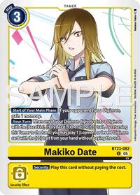 Makiko Date #BT23-082 U