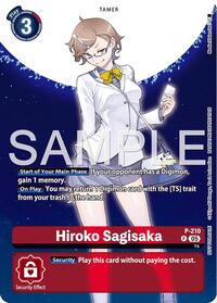 Hiroko Sagisaka (Hacker's Slumber Box Promotion Pack) #P-210 P