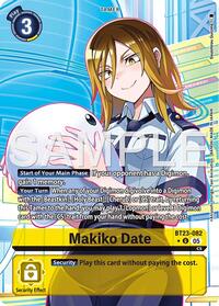 Makiko Date (Alternate Art) #BT23-082 U