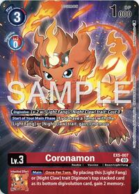 Coronamon (Digimon Story: Time Stranger Collector's Edition) #EX5-007 U