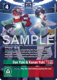 Dan Yuki & Kanan Yuki (Alternate Art) #BT24-085