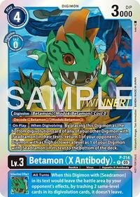 Betamon (X Antibody) (Official Store Tournament 2026 Vol. 1 Winner) #P - 214 P