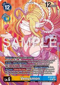 Venusmon (Alternate Art) #BT24-040 SR