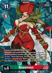 Rosemon (Time Stranger Box Topper) #P-222 P