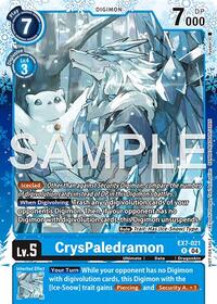 CrysPaledramon (Regulation Battle Vol. 4 Winner) #EX7-021 R