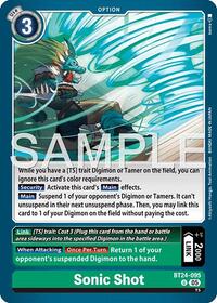 Sonic Shot #BT24-095 U