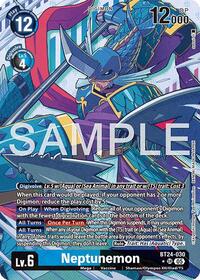 Neptunemon (Alternate Art) #BT24-030 SR