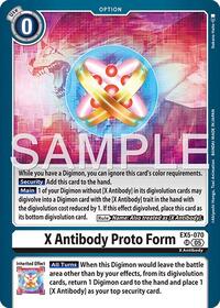 X Antibody Proto Form (Reprint) #EX5-070 SR