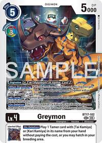 Greymon - BT17-102 (Reprint) #BT17-102 SEC
