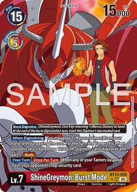 ShineGreymon: Burst Mode (Alternate Art) #BT13-020 SR
