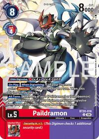 Paildramon (Digimon Card Game Playmat & Card Set) #BT20-016 U