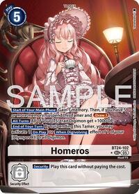 Homeros (Alternate Art) #BT24-102 SEC