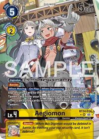 Aegiomon (Alternate Art) #BT24-034 SR